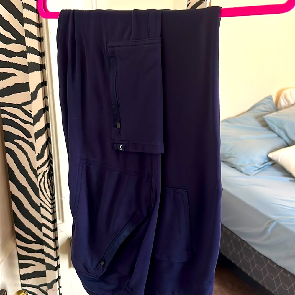 Navy Blue Jaanuu 10pocket jogger scrub pants